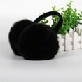 thumbnail image 2 of Furry Winter Earmuff Soft Warm Ear Muffs Winter Cold Weather Ear Warmer Outdoor Ear Covers for Women Girls, 2 of 3