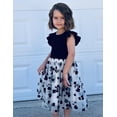 thumbnail image 5 of Arshiner Toddler Girls Summer Sundresses Crew Neck Tutu Gown Flower Girls Dresses for Party Wedding, 5 of 7
