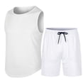 thumbnail image 6 of Cavosen Summer Tank Tops for Men Plus Size Crew Neck Sleeveless Top Solid Lightweight Gym Cami Tank Soft Casual Tops, 6 of 7