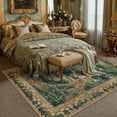 thumbnail image 3 of BERTHMEER 8'x10' Area Rugs for Living Room Dining Room Bedroom Farmhouse Office Vintage Tree Pattern Distressed Washable Traditional Non Slip Large Rugs Carpets,Multicolor, 3 of 5