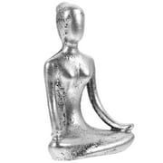 Abstract Figure Meditation Room Decor Housewarming Gifts Elegant Sculpture Zen Yoga Figurine Resin