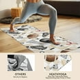 thumbnail image 4 of Football Equipment Checkered Pattern Hot Yoga Mat Towel Non Slip for Hot Yoga - Quick-Drying Yoga Mat Cover with 4 Corner Pockets with Travel Bag - Hot Yoga Towel Non Slip 70"x26", 4 of 6