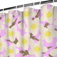 thumbnail image 4 of 72x72 Inch Fabric Shower Curtain Waterproof Polyester, Daisy Floral Print, 4 of 6