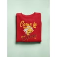 thumbnail image 3 of Welcome Vibes - Open Sign Emoji Graphic Men's Sweatshirt, 3 of 4