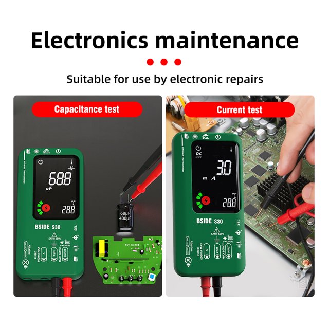 Multimeters,Lcd Color Display Pen Circuit 3.5inch Test Pen 4in1 Infrared Rms 9999 Professional 3.5inch Lcd Color Handheld Rms 9999 Infrared Thermometer Display Handheld Rms Circuit 3.5inch Lcd