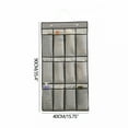 thumbnail image 3 of LAMIRO 12 Pockets Over the Door Shoe Organizer,Hanging Shoe Organizer for Door with 12 Mesh Pockets Large Capacity Shoe Hanging Storage Bag, 3 of 6