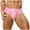 Pink, variant on Mens Silk Underwear Plus Size Cool Low Waist Mesh Comfortable Sport Lightweight Breathable Solid Briefs XL