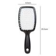 thumbnail image 2 of Peines De Dientes Anchos Cepillo de pelo de peine de rejilla conveniente para herramientas profesionales de salón (blanco), 2 of 6