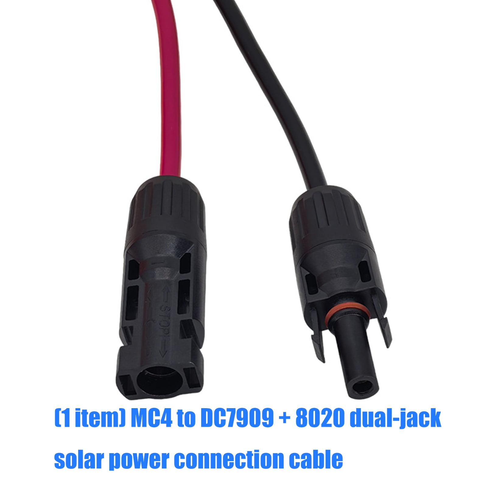 Durability Solar Cable 4 to DC7909+8020 Power Cable for Outdoor Camping Travel Solar Connector to DC7909/8020 Male Plugs