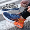 thumbnail image 2 of Steel Toe Shoes for Men Women Lightweight Cushion Sneakers Slip Resistant Safety Work Shoes Indestructible Sneakers, 2 of 9