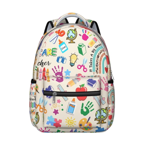 Waterproof School Backpack for Teens - Ergonomic Student Backpack with Spinal Support, Breathable Mesh Straps & Durable Lightweight Design - Stylish Waterproof Bookbag for College Students (Gifts)