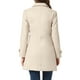 thumbnail image 3 of Abrigo de invierno para mujer con cuello Peter Pan, trench y abrigo tipo guisante 3XL beige, 3 of 6