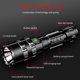 thumbnail image 5 of Luz De Arma De Caza Al Aire Libre 1600 Lúmenes Eigraketly OD009447-01, 5 of 6