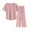 507_Pink, variant on ZHENHONG Pajamas for Women, 2 Piece Outfits Summer Casual Loose Short Sleeve Pullover Tops & Wide Leg Pants Sets Tracksuit New, Women's Sleepwear Blue