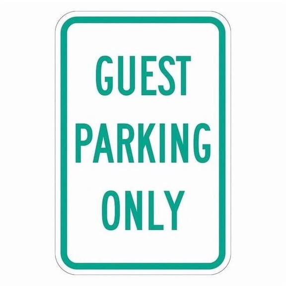 Lyle Guest Parking Sign,18" x 12, T1-1043-DG_12x18 T1-1043-DG_12x18