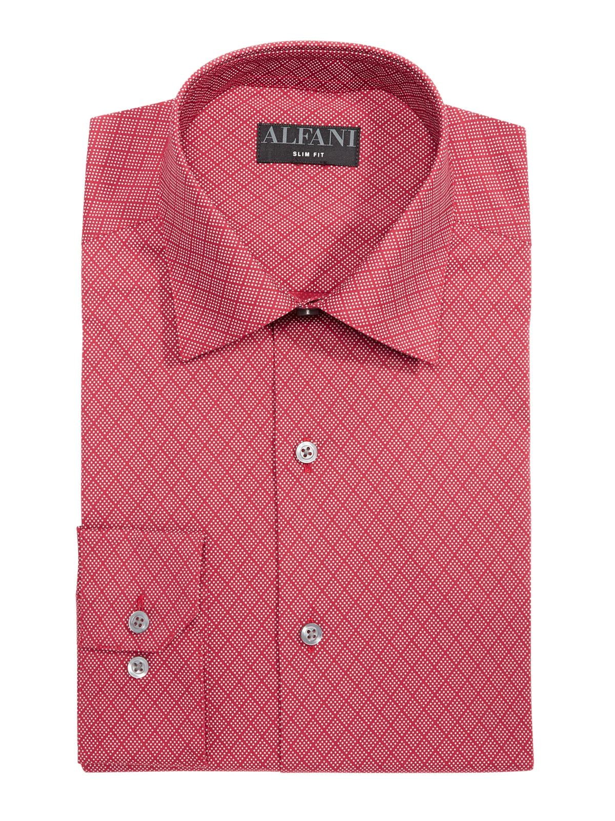 alfani slim fit dress shirt