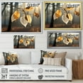 thumbnail image 4 of Designart "Harmonious Autumn Leaves In Sunlight V" Leaves Floater Framed Canvas Wall Art, 4 of 5