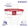 thumbnail image 3 of Aro de Basquetbol Profesional Enersport 46 cm de Diámetro Acero para Interiores y Exteriores, 3 of 5