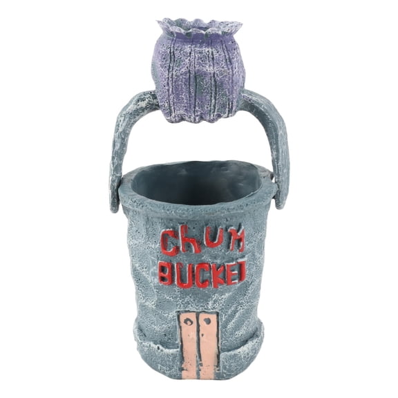 Suodoka Resin Aquarium Bucket Ornament – Bright, Realistic Fish Tank Decoration & Shelter, Eco‑Safe, Long‑Lasting Resin Design
