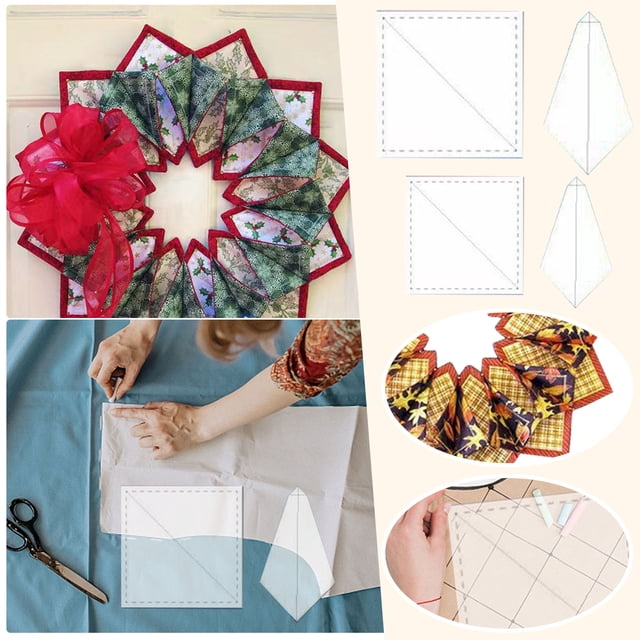 Vaidha Fabric Wreath Template Set Fabric Wreath Template Set Acrylic Template