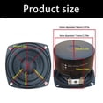 thumbnail image 5 of Ywmsfl 25W 4/8Ohm 3" Square Bass Speaker With Glass Fiber Woven Cones Strong Constructin 86dB Sensitivity, 5 of 9