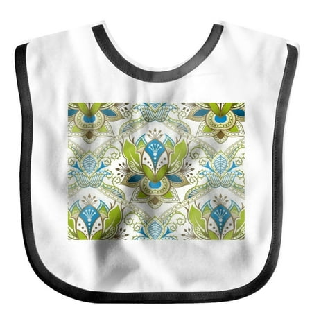 

Soft Cotton Toddler Bibs Oriental Floral Pattern Superbib Baby And Toddler For 6-24Months Essential Must Have For Eating Feeding