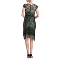 thumbnail image 3 of Ketyyh-chn99 Robes de Soirée pour Femmes Robe de Mariage Col en V Manches Courtes Robe de Soirée Élégante Robe Maxi de Fête A,TG, 3 of 4
