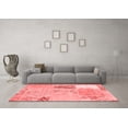 thumbnail image 3 of Ahgly Company Indoor Rectangle Patchwork Red Transitional Area Rugs, 6' x 9', 3 of 4