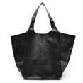 thumbnail image 1 of Women‘s PU Shoulder Bag Large Capacity Bucket Tote Soft Satchel Splicing Design, 1 of 4