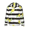 thumbnail image 3 of Sigee Lemon Print UPF50+ Men's Sun Protection Hoodie Shirt SPF UV Shirt Long Sleeve Fishing Outdoor Lightweight, S-3XL, 3 of 9