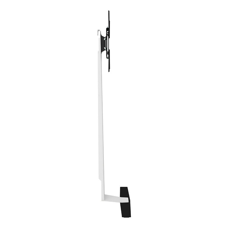 AVF FL601LT T Black White Against The Wall Standing TV Mount