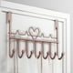 thumbnail image 4 of Gancho para puerta sin taladrar, organizador de toallas y llaves, estante extendido, metal resistente, impermeable, para baño y dormitorio, ideal para la entrada, alta capacidad, fácil de, 4 of 7