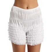 iEFiEL Womens Tiered Ruffle Lace Dance Bloomers Shorts Super Soft Boxer Panties