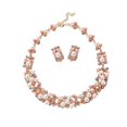 thumbnail image 2 of SmartBy 2 Pcs/Set Wedding Jewelry Set Imitation Pearl Multi Color Royal Luxurious Smooth Surface Women Necklace Earrings Set Female Accessory, 2 of 7