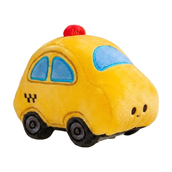 Stuffed Car Plush, Car Plush, Student Stuffed Car, Soft Toys for Babies, Made of Soft Fleece Fabric, with Embroidered Wheels and ed Detailing, 4.5X3.5X4 in Cuddly Play Piece