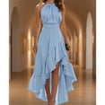 thumbnail image 6 of High Waist Dress For Special Occasion Fashionable Sleeveless Wrap Dress, 6 of 20