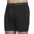 thumbnail image 3 of Calzoncillo bóxer adidas para hombre, paquete de 3 unidades, microfibra, negro, gris ónix, 3 of 7