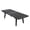 Black, variant on Maklaine Mid-Century Wood Platform Bench in Black Finish - 4 Feet