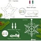 thumbnail image 3 of Luces decorativas con siluetas de ventanas navideñas, copos de nieve y estrellas iluminados, 3 of 5