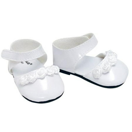Image of Sophia s Patent Leather Dress Shoes for 18 Dolls White