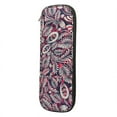 thumbnail image 2 of EIMELI Durable Crochet Hook Case  Portable Knitting Organizer  Empty Crocheting Tools Zipper Storage Bag Holder, 2 of 2