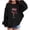 Black, variant on BFHHYA Girls Boys Christmas Sweatshirt Kids Wine Glass Print Crew Neck Sweatshirt Long Sleeve Casual Pullover for Holiday Photos (1-13Y)