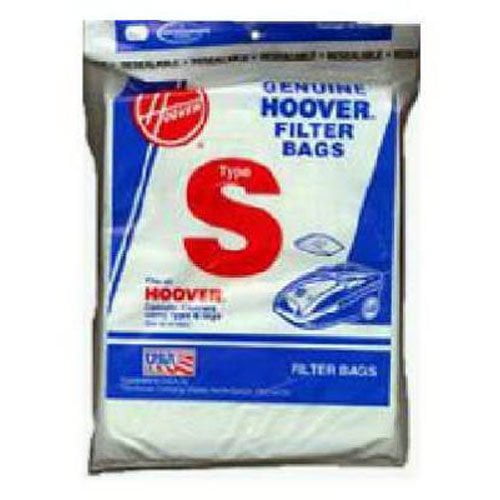 Hoover Type S Standard Paper Vacuum Bags Part 4010064S 3/pk