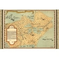 thumbnail image 1 of 24"x36" Gallery Poster, new france north america Joliet's map 1674, 1 of 1