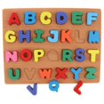 thumbnail image 4 of Baohd Wooden Jigsaw Puzzle Board Kids/Baby Cognitive Toy Capital Letters, 4 of 9
