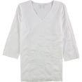 thumbnail image 1 of Charter Club - Blusa para mujer con diseño de conchas marinas, color blanco, XS, 1 of 1