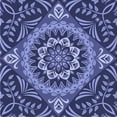 thumbnail image 1 of Ahgly Company Machine Washable Indoor Square Transitional Sky Blue Area Rugs, 7' Square, 1 of 7