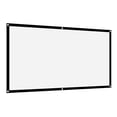 thumbnail image 3 of Portable Projector Screen, Foldable Washable No Crease Polyester Movie Screen, Front Rear Projection, Indoor Outdoor Home Theater Camping, 3 of 7