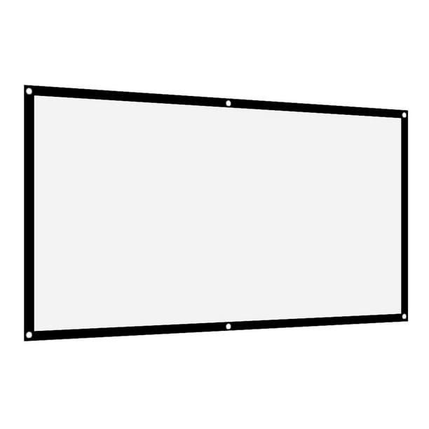 Pantalla de proyección Nikou blanca 40 60 72 84 100 120 pulgadas