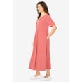 thumbnail image 3 of Woman Within Plus Size Layered Knit Empire Dress, 3 of 5